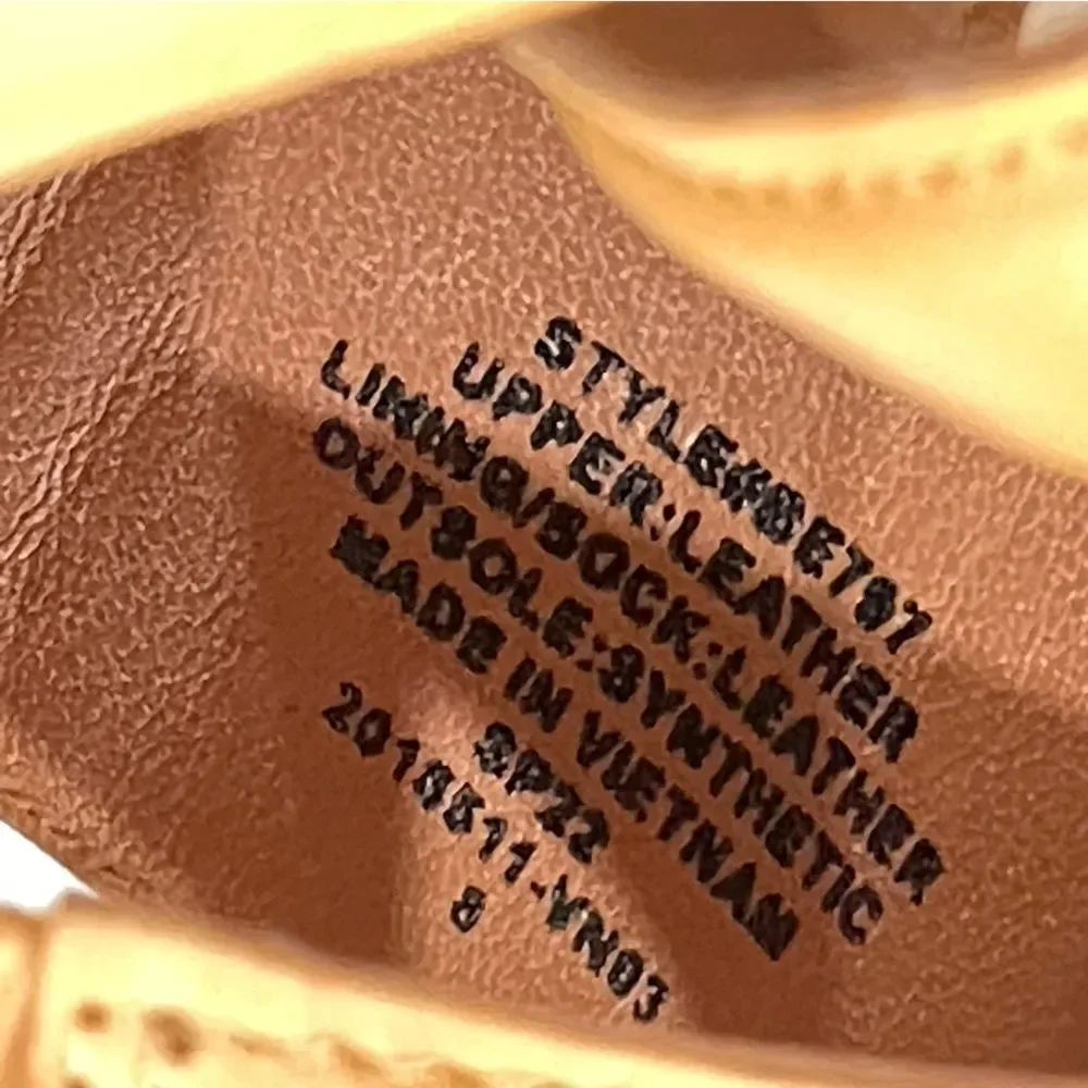 J. Crew, Leather Sandals, Tan, Size 8